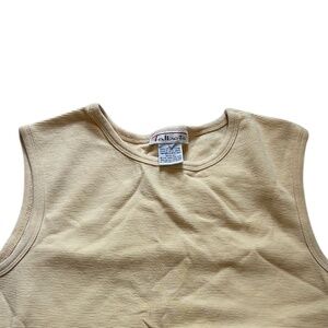 Talbots light yellow tank top